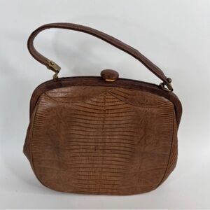 SOLD-Vintage Elegant Brown Handbag